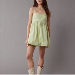AE Poplin Bubble Mini Dress